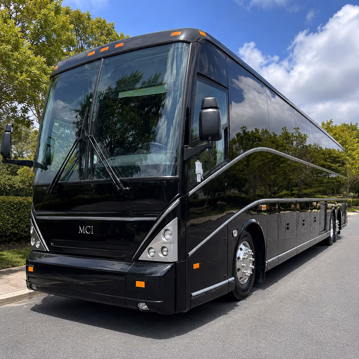 you set the itinerary the bus handles everything else